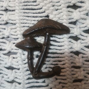 Cast Iron Mushroom Wall Hook